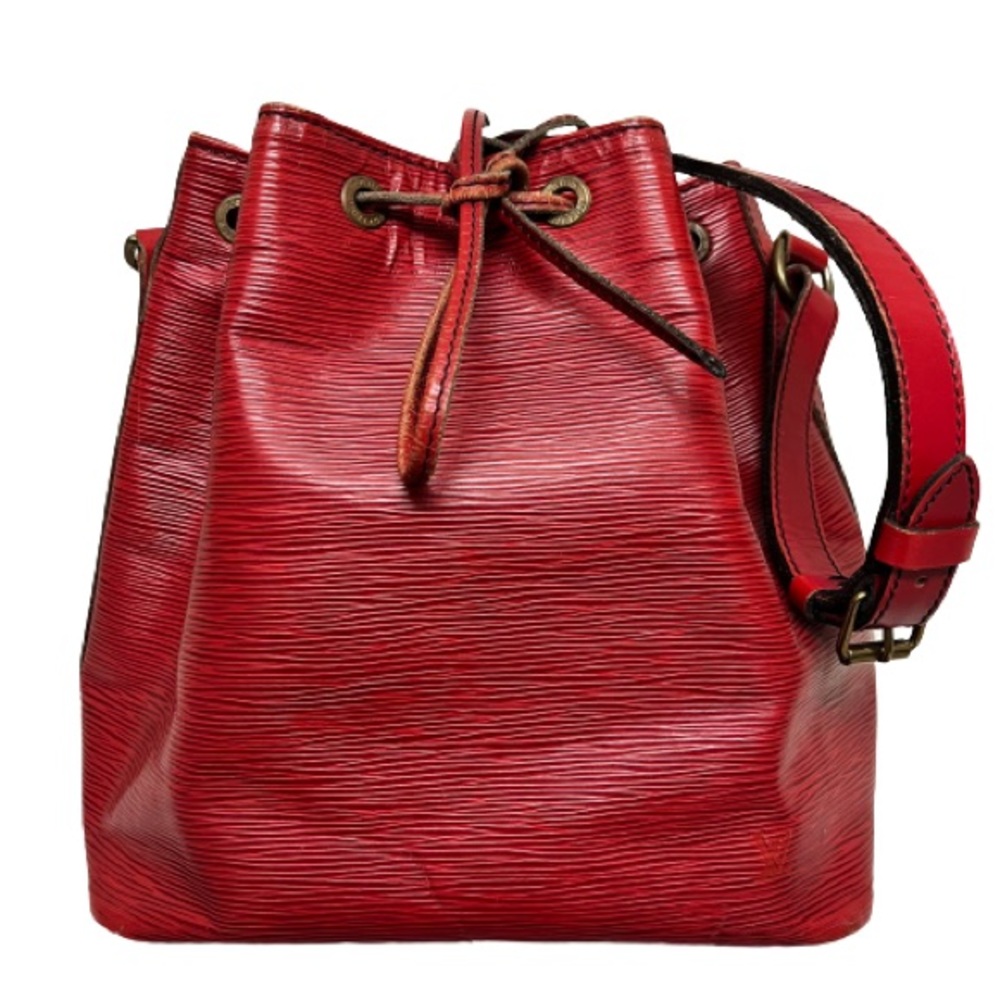 Louis Vuitton Red Epi Leather Vintage Noé Bucket Bag